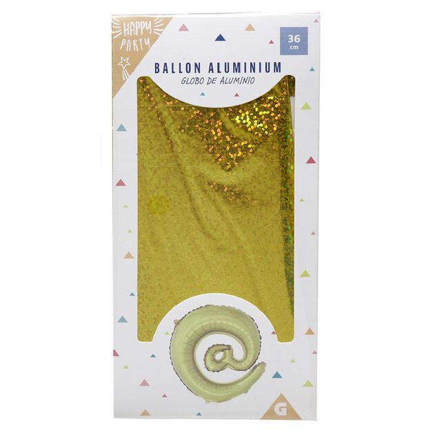 Ballon symbole arrobase aluminium