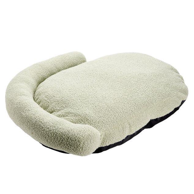 Couchage animal XL tissu doux avec repose t&ecirc;te et anti d&eacute;rapant 70x90cm