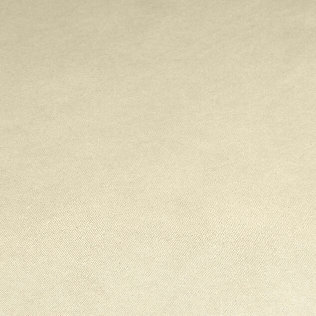 Parure de lit 1 personne 140x200cm avec taie polyester uni beige