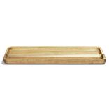 Plateau en bois d'acacia rectangulaire 14x36cm