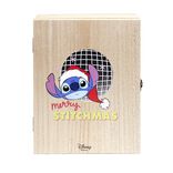 Calendrier de l'Avent en bois &agrave; remplir Disney Stitch 24x30cm