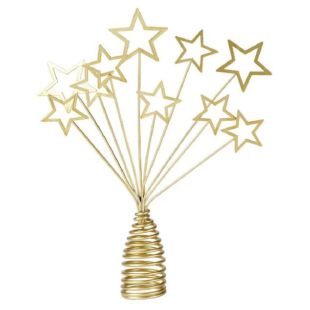 Cimier t&ecirc;te de sapin &eacute;toiles filantes No&euml;l - 3 mod&egrave;les