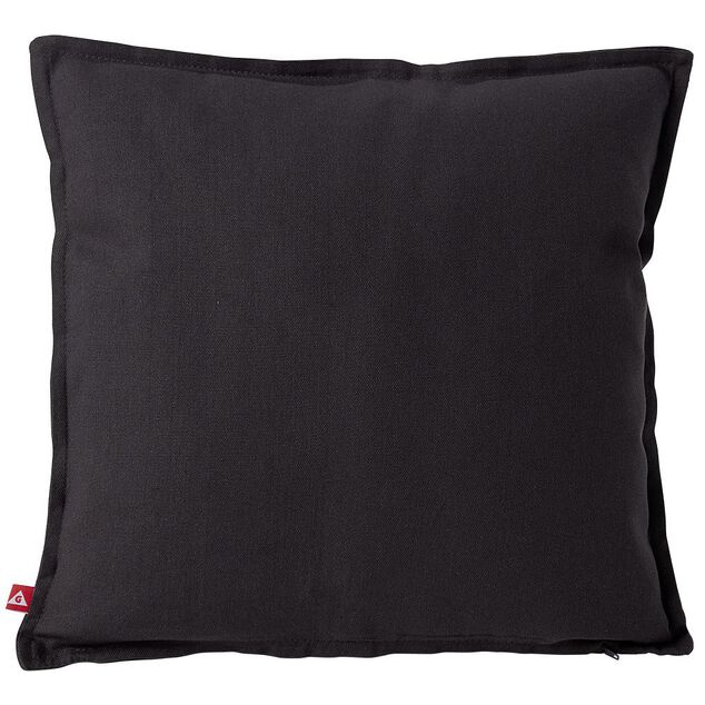 Housse de coussin coton Panama 40x40cm gris