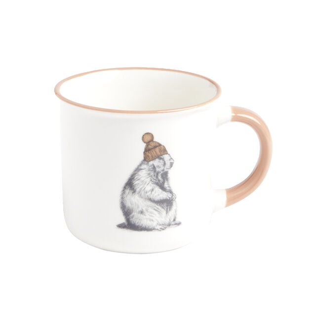 Lot de 4 mugs animaux 33,5cl
