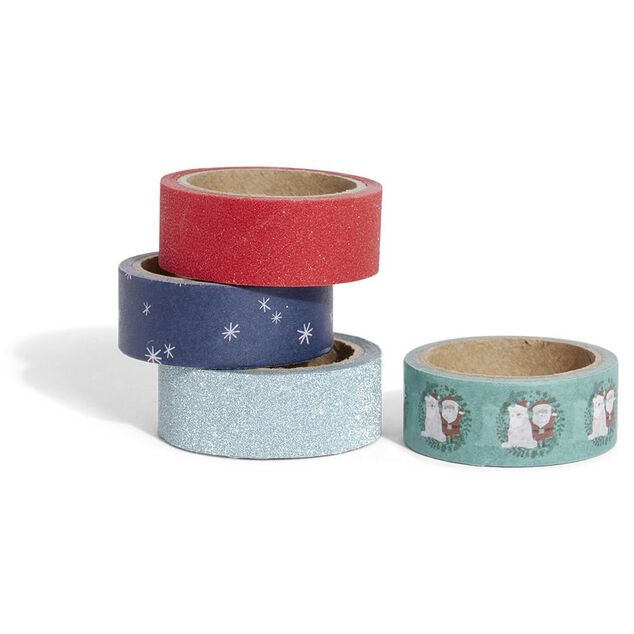 Ruban washi tape No&euml;l enfant 4m x4