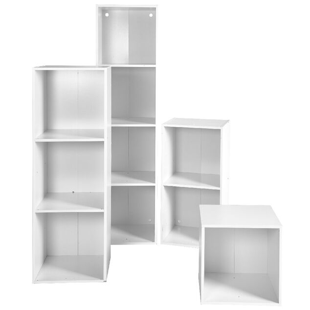 Porte Box Cube bois blanc