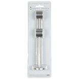 Support double extensible pour tringle gris m&eacute;tal