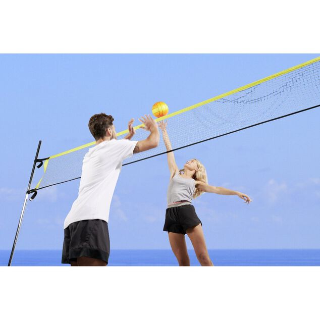 Filet de volley nomad jaune et noir