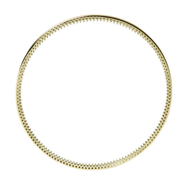 Plateau miroir support bougie en fer dor&eacute; ou argent&eacute; &Oslash;20cm (2 mod&egrave;les)