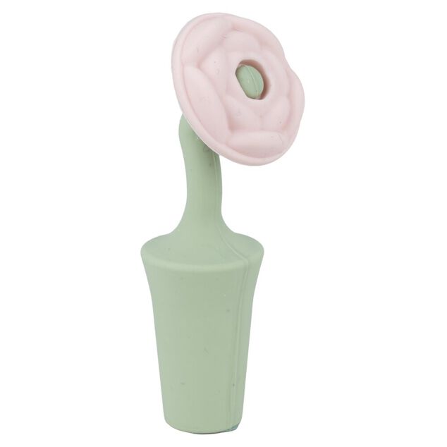 Bouchon silicone x3 forme fleur &Oslash;2,5xH6cm