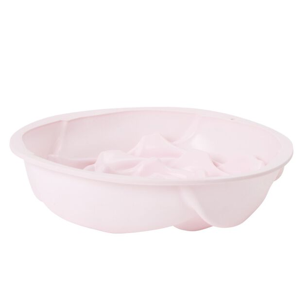 Moule &agrave; g&acirc;teau silicone fleur forme rose &Oslash;24,5cm