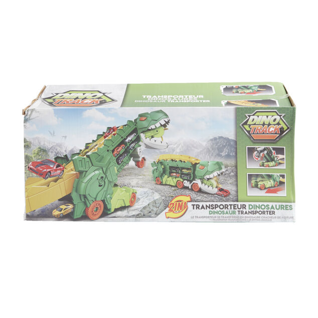 Camion transporteur dinosaure 6en1