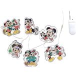 Sticker gel lumineux Noël Disney Mickey et Minnie pour fenêtre