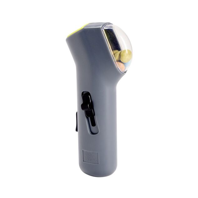 Lance-friandise plastique gris L17cm (2 mod&egrave;les gris ou orange)