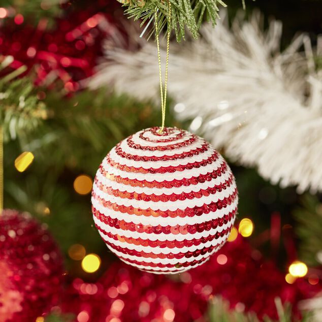 Boule de Noël à sequin (4 modèles)