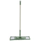 Balai plat motif d&eacute;coratif vert