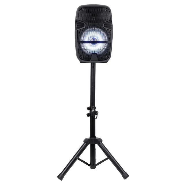 Enceinte nomade avec effet de lumi&egrave;re et micro