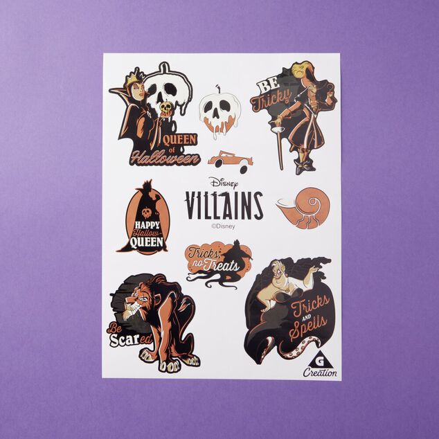 Stickers Disney Hallloween Villains