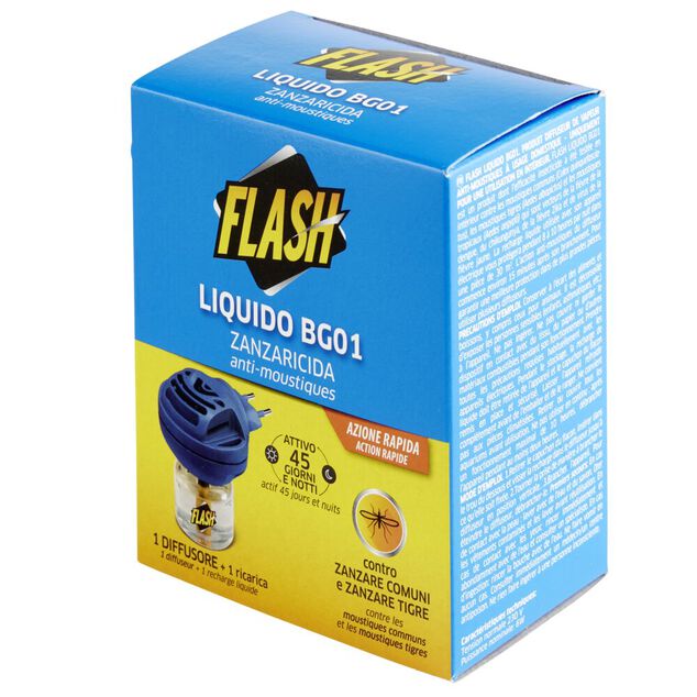 Diffuseur &eacute;lectrique anti moustiques Flash 1 recharge liquide