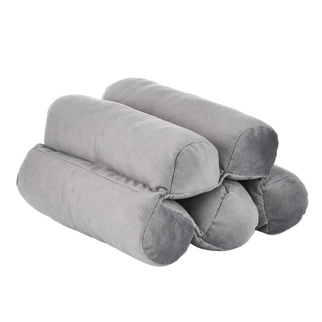 Coussin confort multi-positions gris souple et modulable