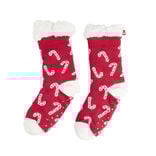 Chaussettes Noël mixte motif sucre d'orge rouges et blanches T36 à 45