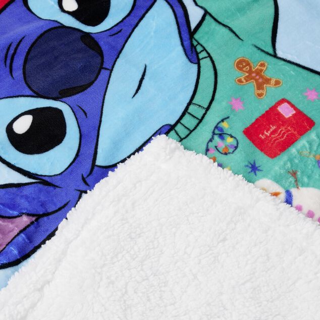 Plaid pilou Noël Disney Mickey 120x150cm