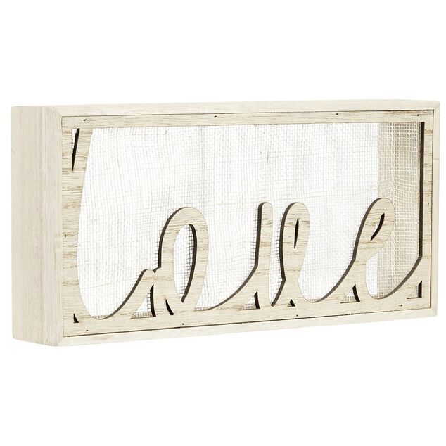 Mot à poser en bois marron 23x4xH11cm