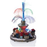 Déco de Noël fontaine lumineuse intérieur 4 LED