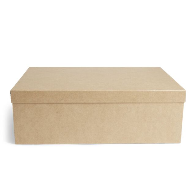Bo&icirc;te papier beige 28x19x10cm