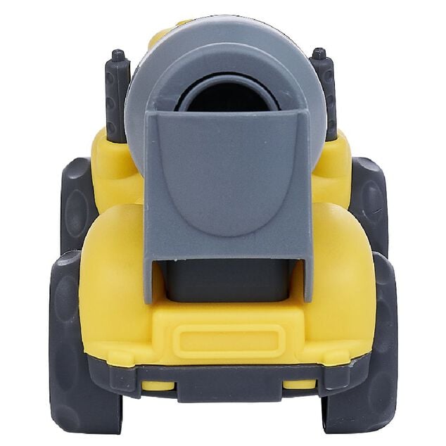 Camion benne ciment plastique jaune 10x6,5xH7 cm