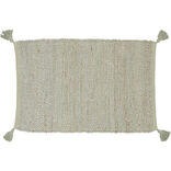 Tapis rectangulaire jute vert kaki