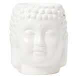 Brûle parfum tête Bouddha en grès (2 modèles)