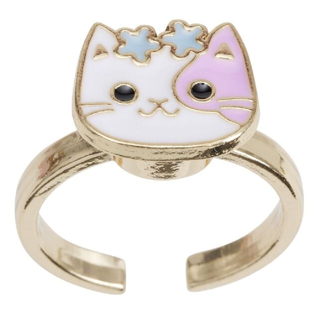 Bague spinner multicolore