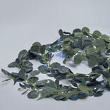 Guirlande solaire feuille neige artificielle 60 LED blanc froid L.3m