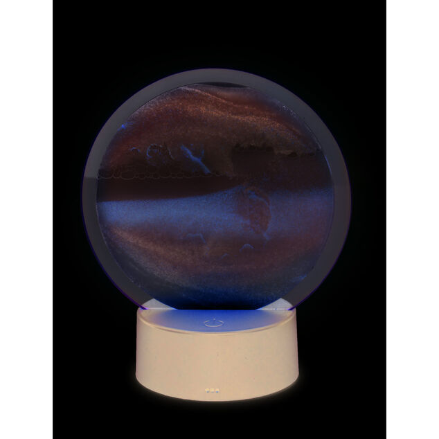 Cadre sable mouvant à poser LED lumineux USB H19cm - 4 modèles