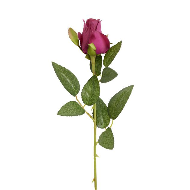 Fleur artificielle rose bouton H63cm - 3 mod&egrave;les