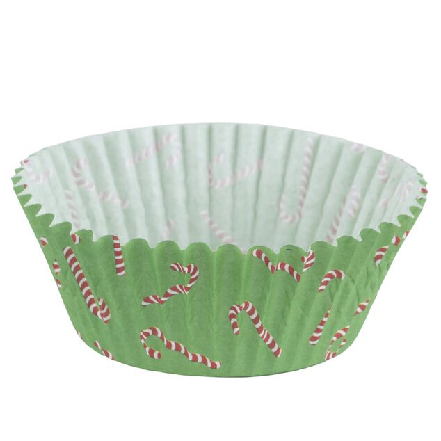 Caissettes g&acirc;teau X75 pcs papier &Oslash;7XH7 cm 3 designs assortis