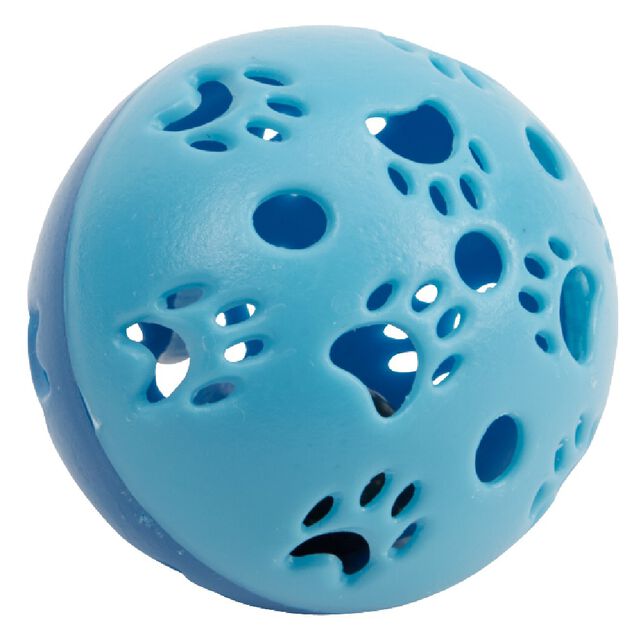 Jouet pour chat balle &agrave; trous x2