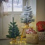 Sapin de Noël artificiel avec base en jute Ø38xH60cm