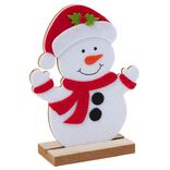 Personnage &agrave; poser bois et feutrine H18cm (4 mod&egrave;les)