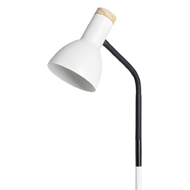 Lampadaire noir et blanc H150cm