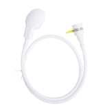 Pommeau de douche nomade pour robinet avec flexible blanc L113cm