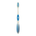 Brosse à dent médium bleue et blanche