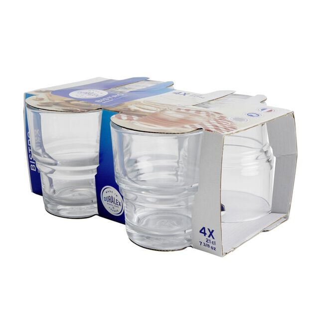 Verre transparent Bistro 250ml x4
