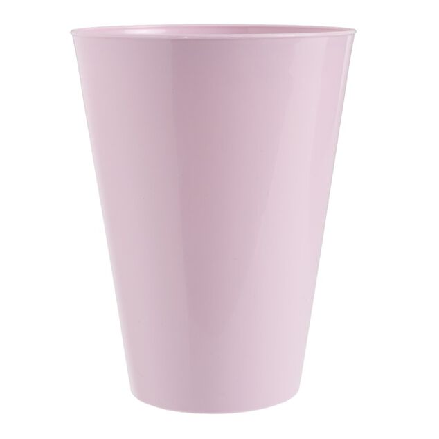 Gobelet plastique 43cl r&eacute;utilisable couleur unie &Oslash;5xH9cm (3 mod&egrave;les)