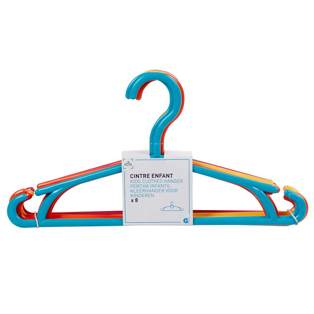 Cintre pour enfant multicolore x8