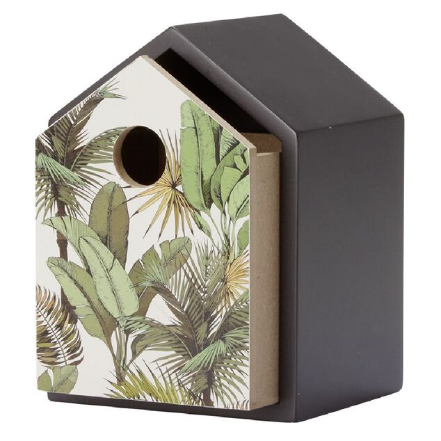 Maisonnette mini meuble rangement motif éléphant jungle ou géométrique
