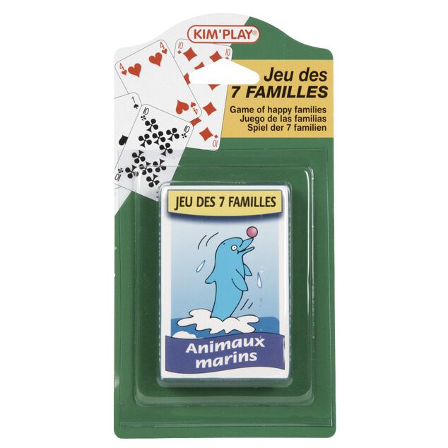 Jeu de cartes Les 7 familles
