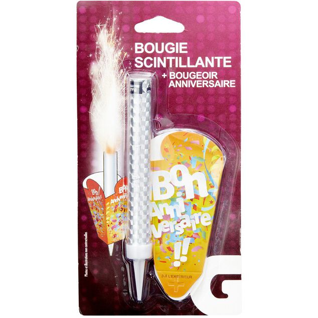 Bougie scintillante