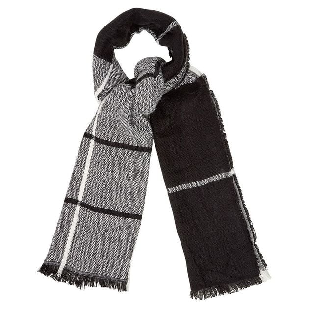 Grande &eacute;charpe &agrave; franges